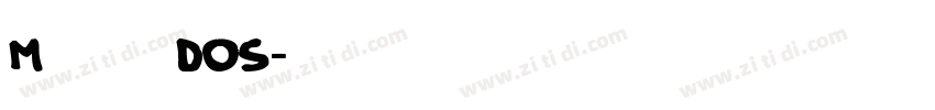 Moder DOS字体转换